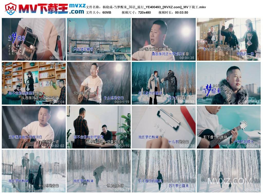 杨晓成-当梦醒来_国语_流行_YE400493